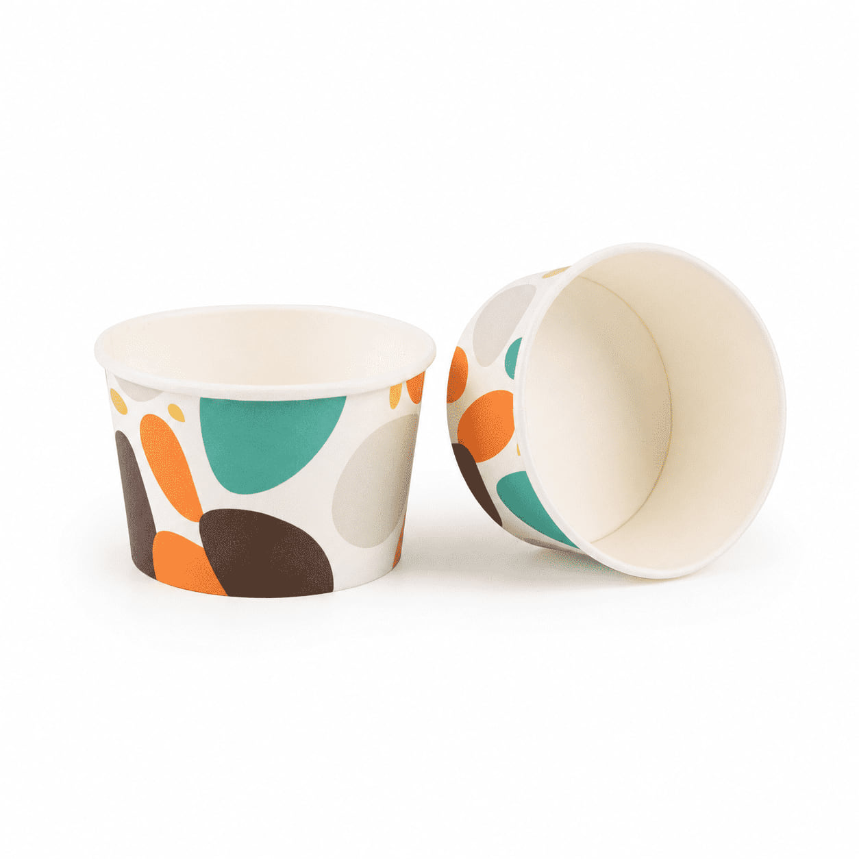 Ice Cream & Dessert Paper Bowls family design reference from the existing Fude catalog