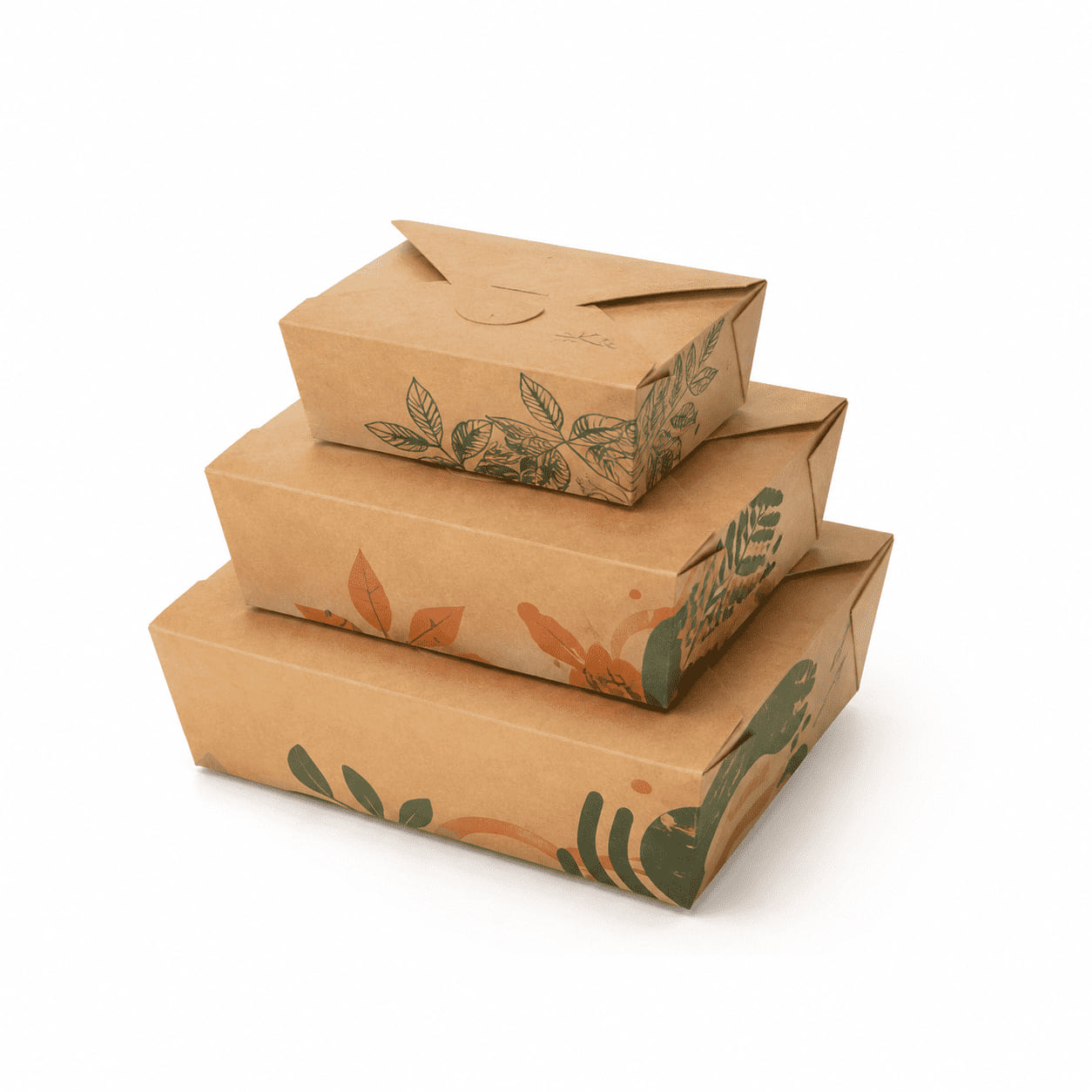 Paper food container reference from Fude’s product catalogue