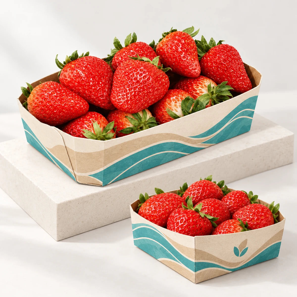 Model 2 Custom Fruit Boxes — Produce Brand Supply — custom artwork and composition visualization