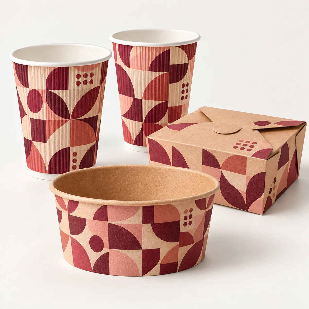 Foodservice Packaging by Business Type — OEM Supplier — custom artwork and composition visualization