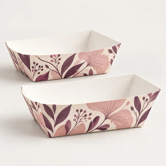 No.1 Custom Paper Food Boats — Bulk QSR Supply — custom artwork and composition visualization