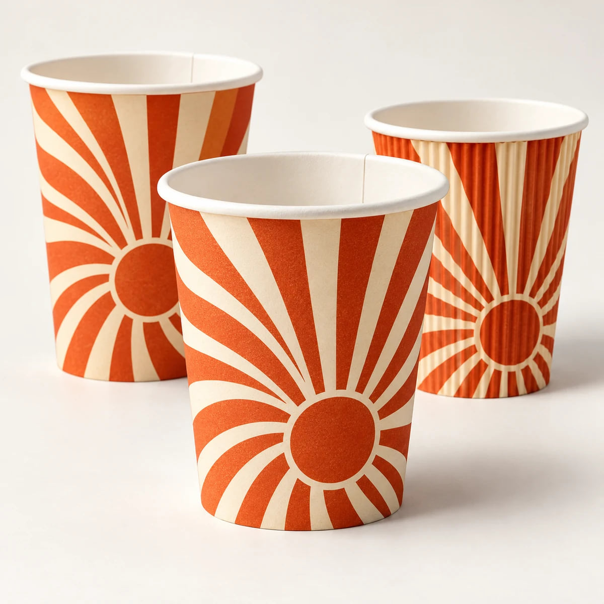 Custom Paper Cups Manufacturer for Brands & Importers — custom artwork and composition visualization